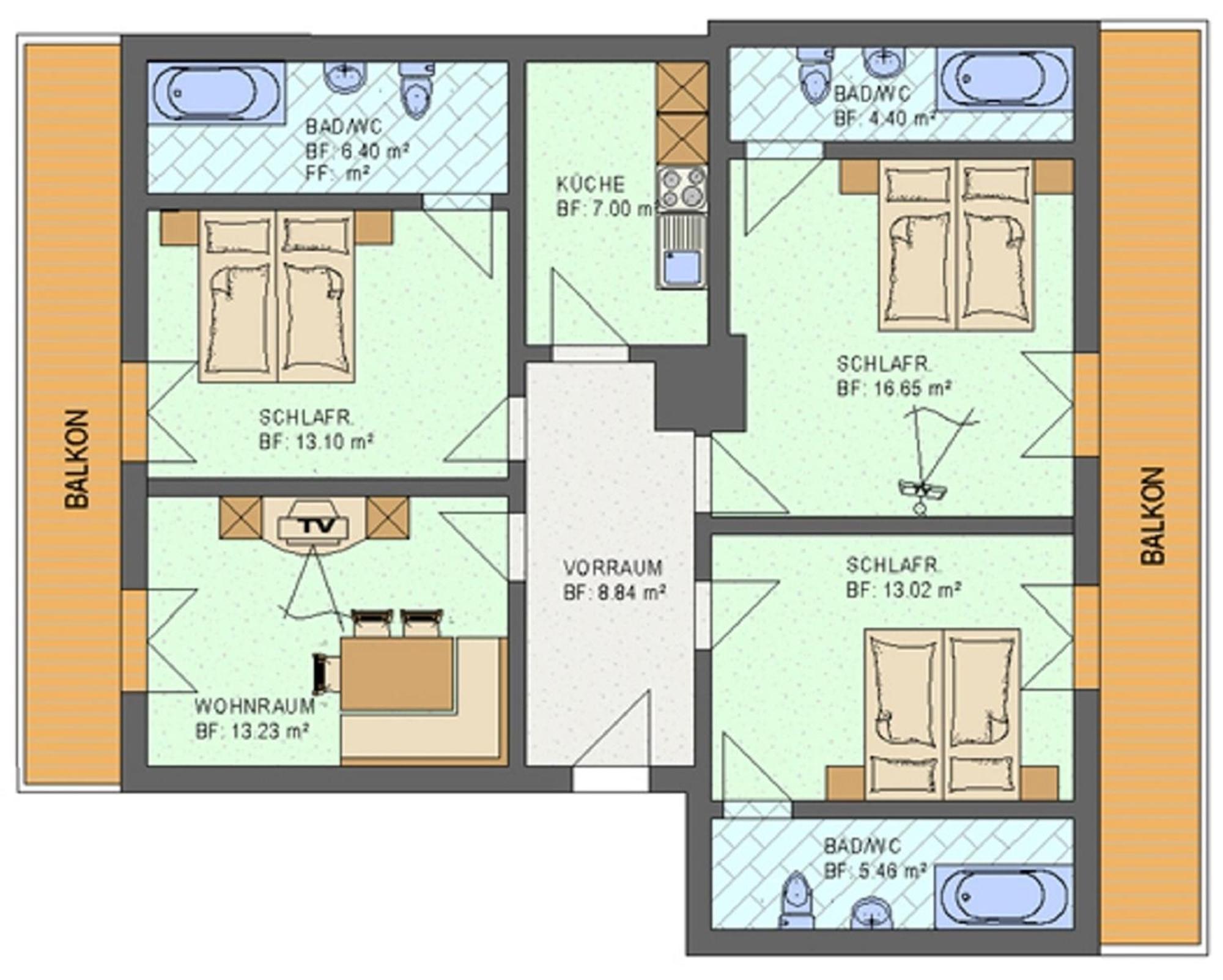 Haus Tiroler Heimat Apartamento Nauders Quarto foto